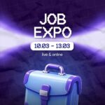 Афіша карʼєрного фестивалю JOB EXPO 2026 для студентів кафедри ЦТЕ